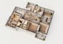convert 2d to 3d floor plan realistic visualisation